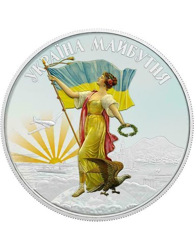 EUROMAIDAN Ukraina Future 1 Oz Srebrna moneta 2 $ Niue 2013