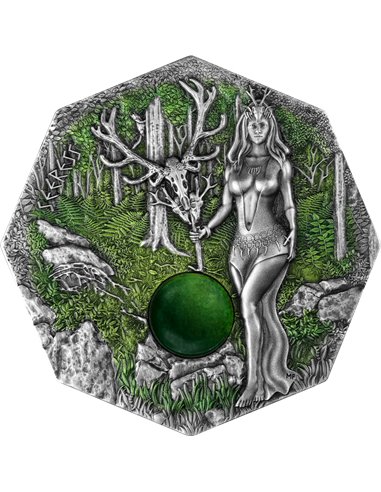 SEERESS Witchcraft ULTRA HIGH RELIEF 1 Oz Silver Coin 5 Mark Germania 2023