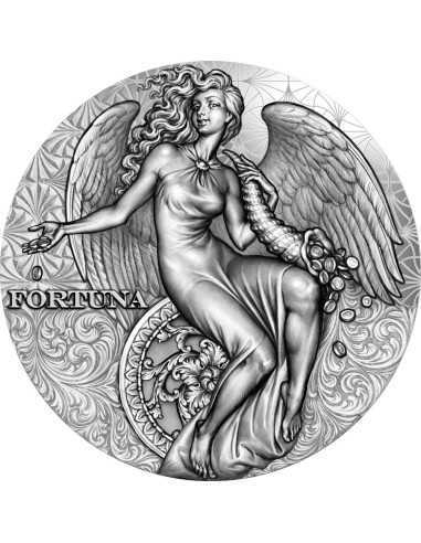 FORTUNA Celestial Beauty 2 Oz Silver Coin 2000 Francs Cameroon 2021