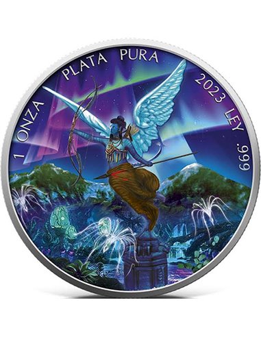 AVATAR Edition 1 унция Серебряная монета Мексика 2023 г.