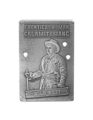 CALAMITY JANE Wild West 1 Oz Монета Серебро 2$ Ниуэ 2024