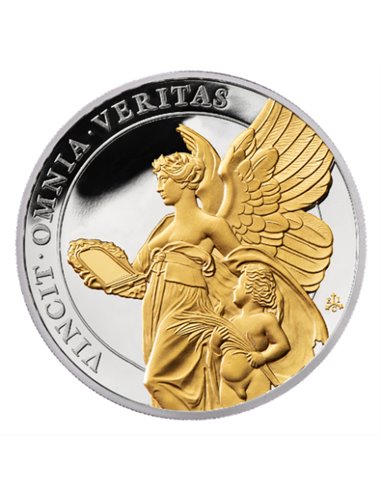 TRUTH Queens Virtues 1 Oz Монета Серебро 1 Фунт Святой Елены 2021