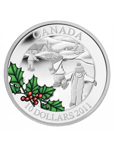 LITTLE SKATERS Moneda Plata 10$ Canada 2011