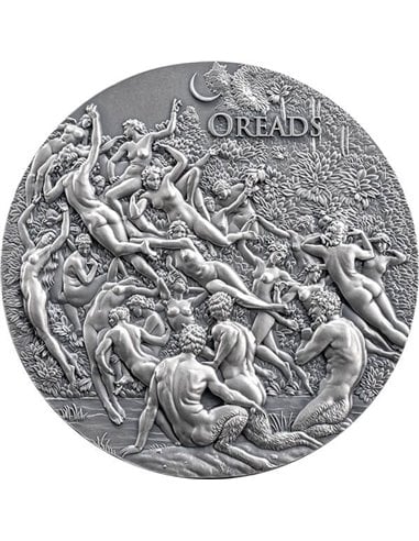 THE OREADS Celestial Beauty 5 oz Silver Coin 5000 Francs CFA Cameroon 2023