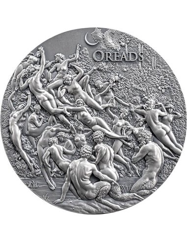 THE OREADS Celestial Beauty 5 oz srebrna moneta 5000 franków CFA Kamerun 2023