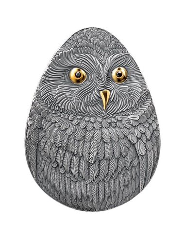KURZOHHREULE Marvelous Owls 1 oz Silbermünze 2$ Niue 2024