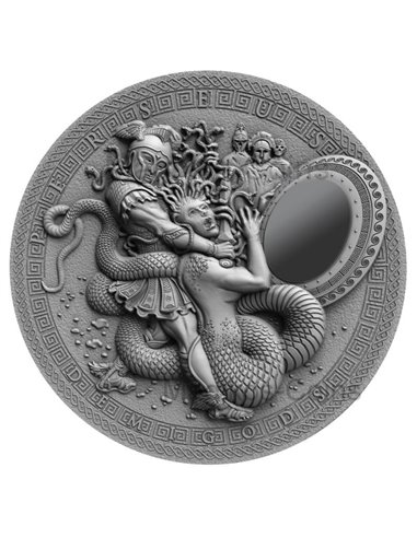 PERSEUS Półbogowie 2 uncje srebrna moneta 2 $ Niue 2018
