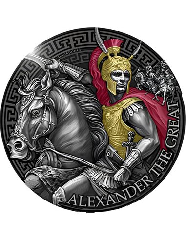 ALEXANDER THE GREAT Great Commanders 5 Oz Silver Coin 5000 Francs Cameroon 2024