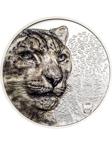 СНЕЖНЫЙ БАРС Wild Монголия 1 Oz Монета Серебро 500 Тогрог Монголия 2024