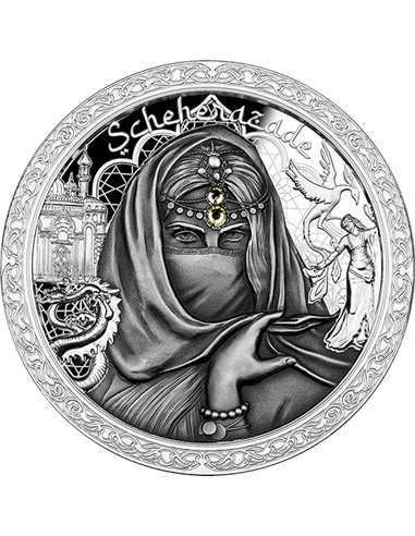 SCHEHERAZADE One Thousand and One Nights 2 Oz Silver Coin 5$ Niue 2023