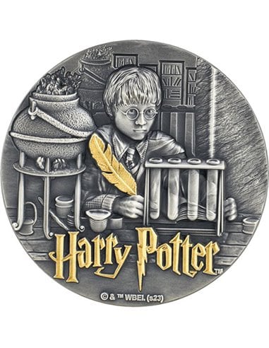 HARRY POTTER AND THE PHILOSOPHER'S STONE 200 gr Silver Coin 15$ Niue 2024