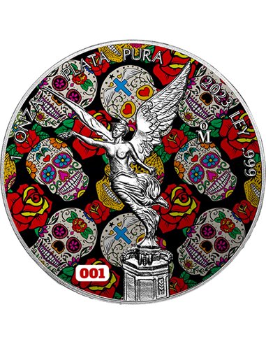 MEXICAN PRIDE Libertad 1 Oz Монета Серебро Мексика 2023