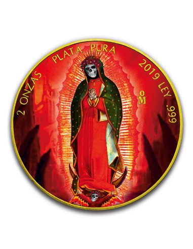 Srebrna moneta SANTA MUERTE Libertad 2 uncje 2019
