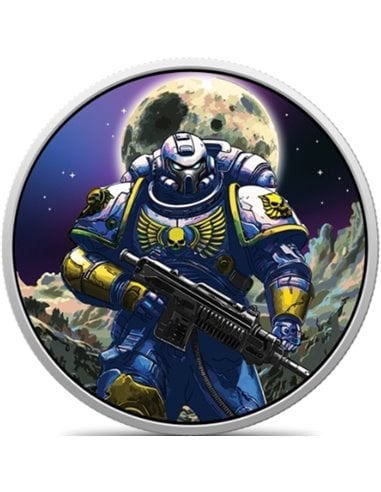ASTRAL OF WAR Captain Kane Space Marine Colored 1 Oz Silver 2023