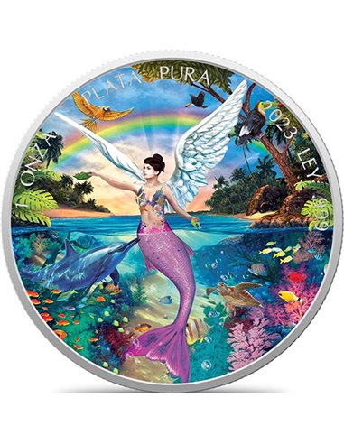 МЕКСИКА Libertad Tropics Edition 1 унция Серебряная монета Мексика 2023 года