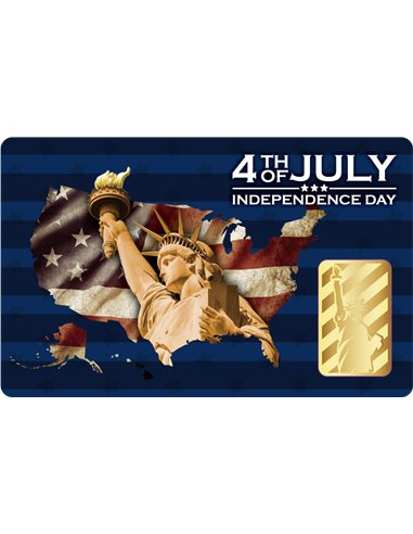 INDEPENDENCE DAY 4th July 1/10 Oz Gold Medal 2024