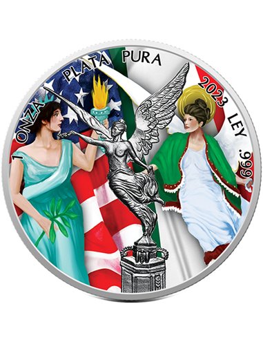 MEETS LIBERTY EDITION Libertad 1 Oz Moneda Plata México 2023