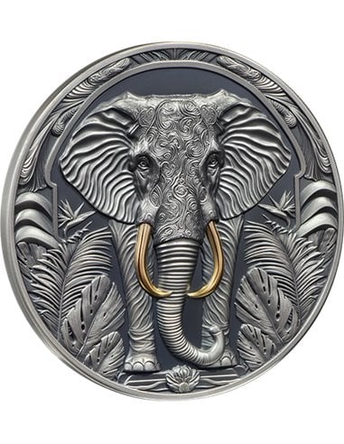 ELEPHANT Save the Powers 2 Oz Монета Серебро 5$ Ниуэ 2024