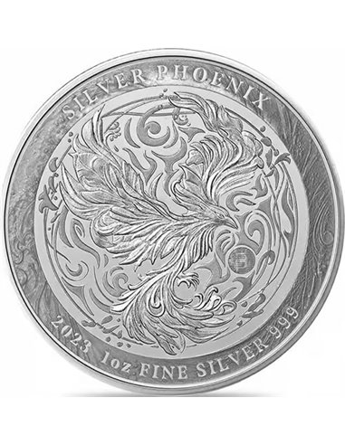 FENICE Moneta Argento 1 Oz 2$ Niue 2024