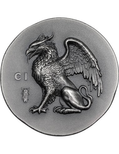 GRYPHON Numismatic Icons 1 Oz Moneda Plata 5$ Islas Cook 2024