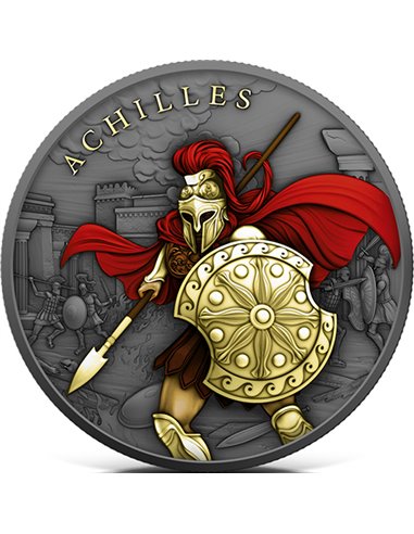 ACHILLES Victorious Edition Legendary Warriors 1 Oz Silver Medal USA 2024