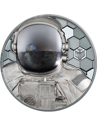 ASTRONAUT Real Heroes 1 Kg Silver Coin 100$ Cook Islands 2024