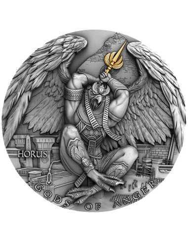HORUS Gods of Anger 2 Oz Серебряная монета 5$ Ниуэ 2020