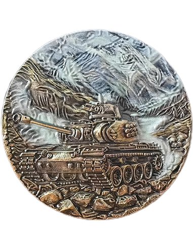 TANK The King of War 2 Oz Silver Coin 2 Guards Truth Guard 2024