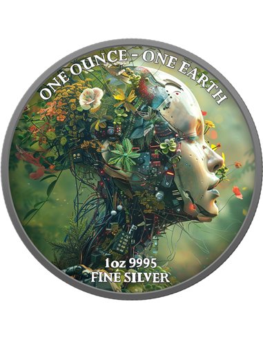 MINDFULL MISS Artificial Intelligence II Silver Coin 1$ Fiji 2022