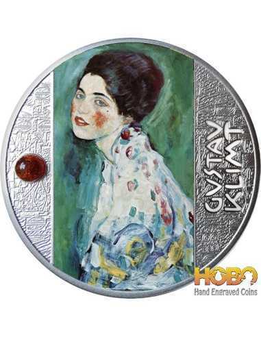 PORTRET LADY Gustav Klimt Srebrna Moneta 500 Franków Kamerun 2021