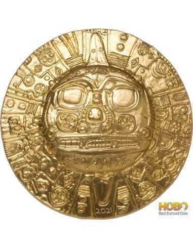 INCA Sonnengott 1 Oz Silbermünze 5$ Palau 2021