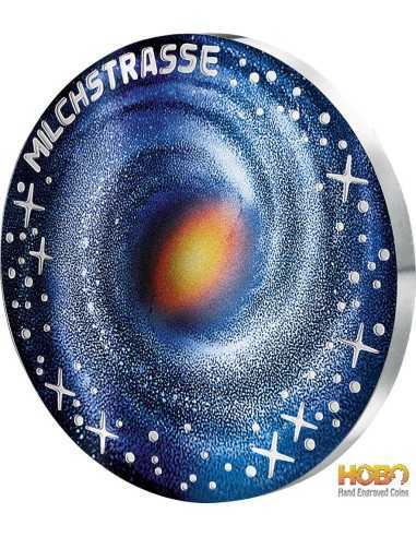 MILKY WAY Uncharted Universe Silver Coin 20€ Euro Autriche 2021