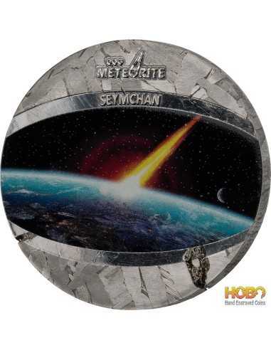 SEYMCHAN Iron 1 Oz Метеорит Монета 1$ Ниуэ 2021
