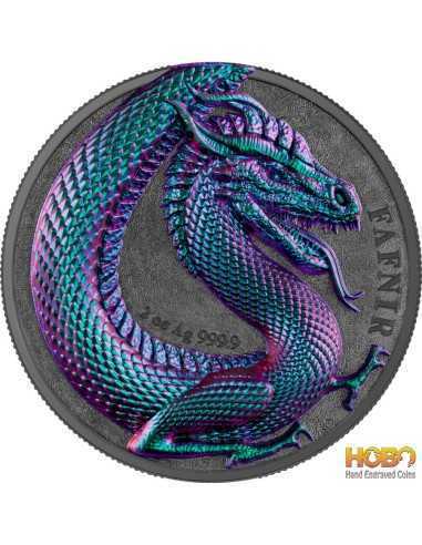 FAFNIR GEMINUS Dragon Chameleon 2 Oz Silver Coin 10 Mark Germania 2020