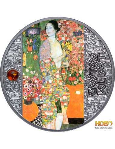TANCERZ Gustav Klimt Srebrna Moneta 500 Franków Kamerun 2021