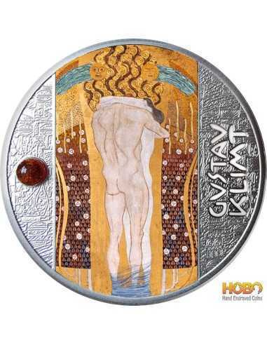 FREZ BEETHOVEN Gustav Klimt Srebrna Moneta 500 Franków Kamerun 2021