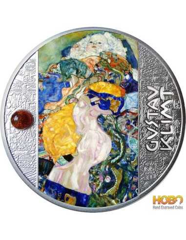 DZIECKO Gustav Klimt Srebrna Moneta 500 Franków Kamerun 2021