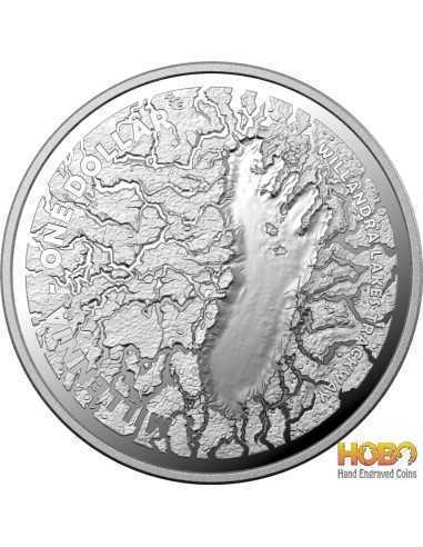 MUNGO Footprint 1 srebrne monety dolarowe Australia 2021