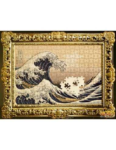 GREAT WAVE KANAGAWA Micropuzzle Moneta Argento 1$ Niue 2021