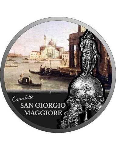 SAN GIORGIO MAGGIORE SOS Венеция 1 унция Серебряная монета 2$ Ниуэ 2017