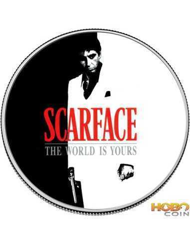 SCARFACE The World is Yours Walking Liberty 1 Oz Moneda Plata 1$ USA 2021