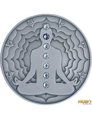 AJNA Chakra 2 Oz Silver Coin 2000 Francs Cameroon 2021