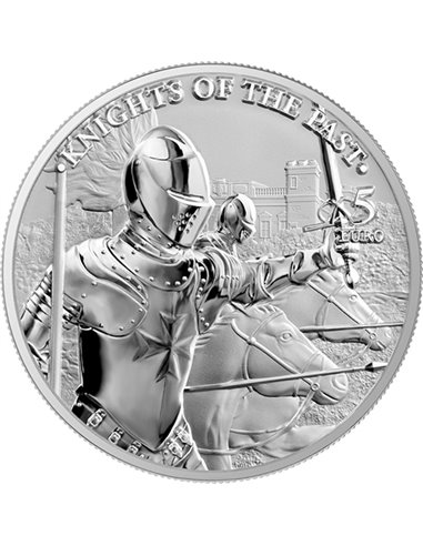 KNIGHTS OF MALTA 1 Oz Silver Coin 5 Euro Malta 2021