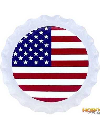 USA BUTELKA CAP Zabytki świata Srebrna moneta Proof 500 franków Czad 2021