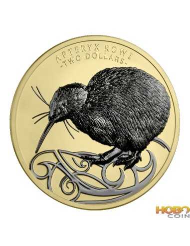 КИВИ Серебряная монета 2 унции 2$ Новая Зеландия 2020