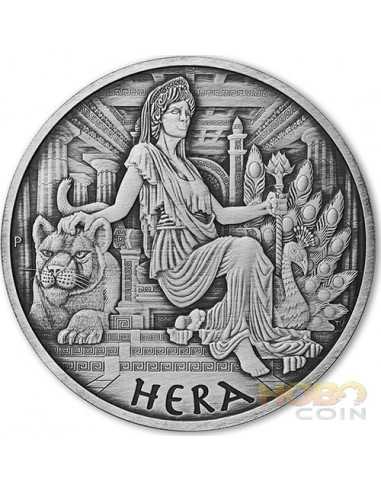HERA Goddesses of Olympus 1 Oz Moneda Plata 2$ Tuvalu 2022