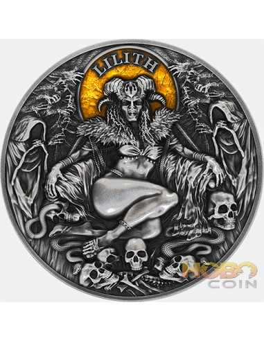 LILITH 2 Oz Silver Coin 2000 Francs Cameroon 2022