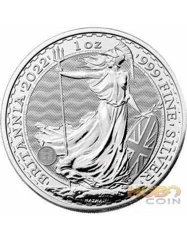 BRITANNIA Mystic Forest 1 унция Серебряная монета 2 фунта стерлингов Соединенное Королевство 2022