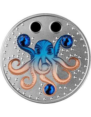 OCTOPUS Silver Coin 500 Francs Cameroon 2022