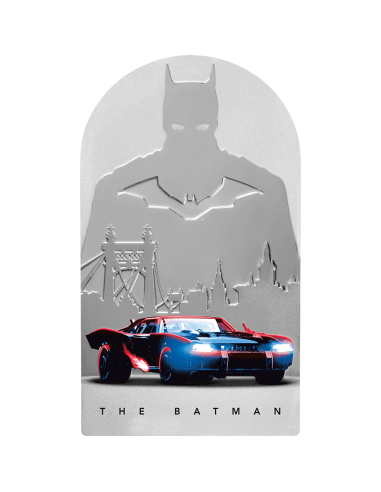 BATMOBILE Batman Pièce d'Argent 1 Oz 2$ Niger 2022